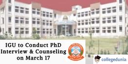 IGU PhD Interview and Counseling